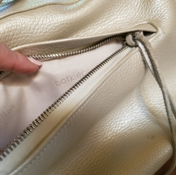 Designer pearl leather handbag - Picture 5 of 5